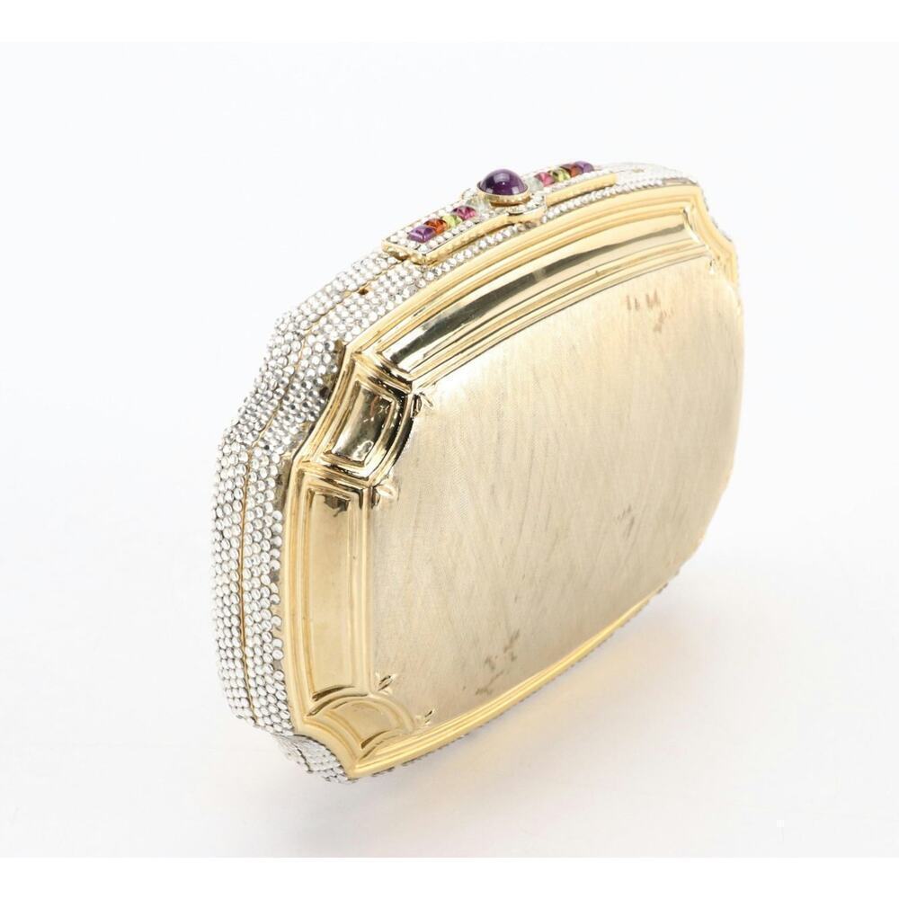 Judith Leiber Convertible Minaudière with Gemstone/Crystal Trim and Accessories - Picture 3 of 12